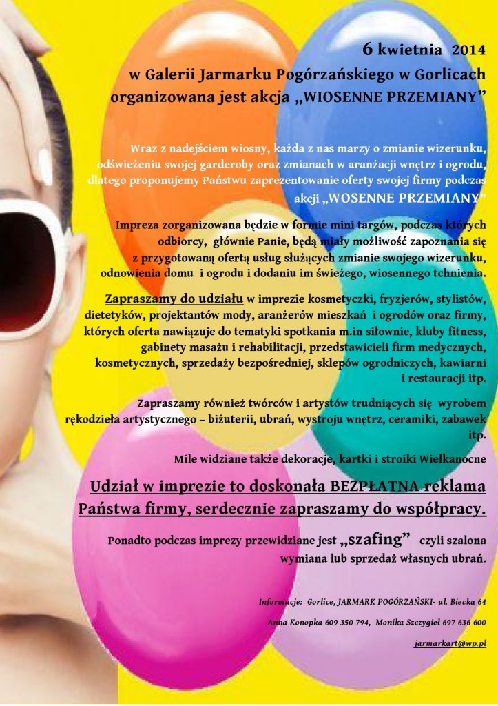 wiosna plakat